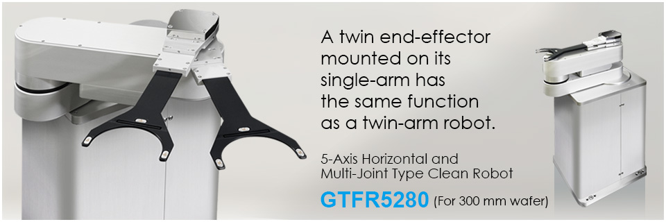 5-Axis Horizontal and Multi-Joint Type Clean Robot