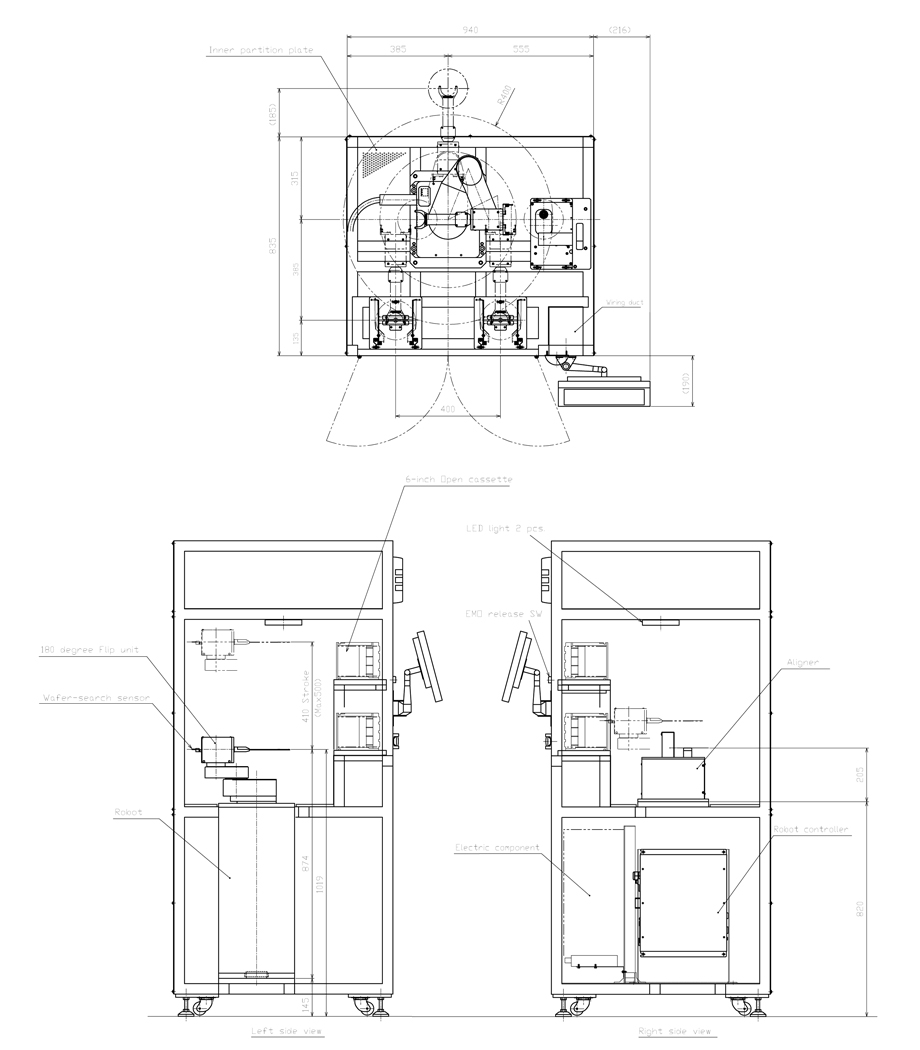 SORTER SYSTEM for 150mm