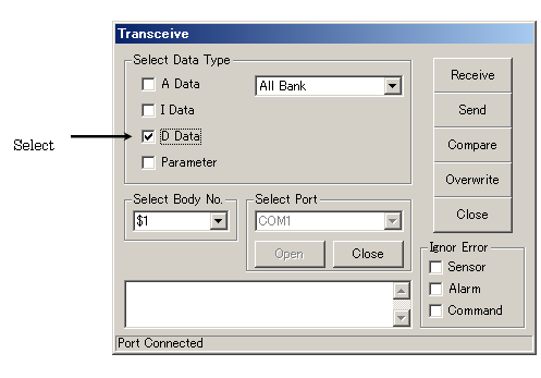 select data type