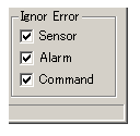 window of ignore error